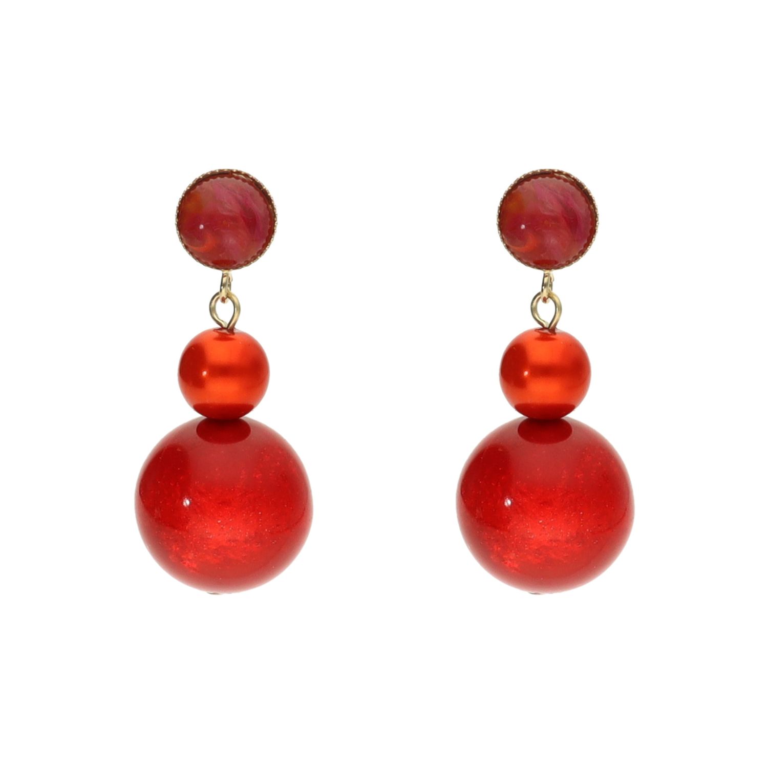 Camps & Camps Oorhangers Sparkling Pearl Earrings