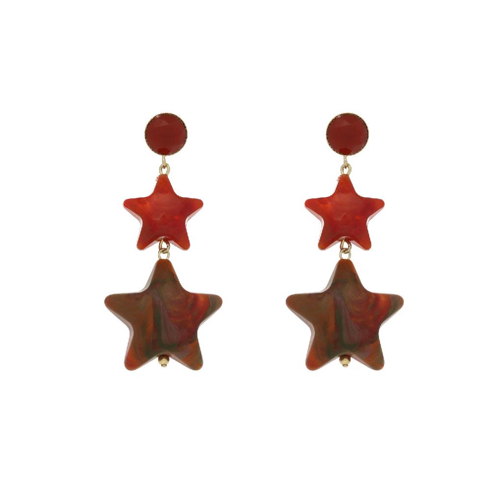 camps & camps Oorhangers Sparkly Chunky Star