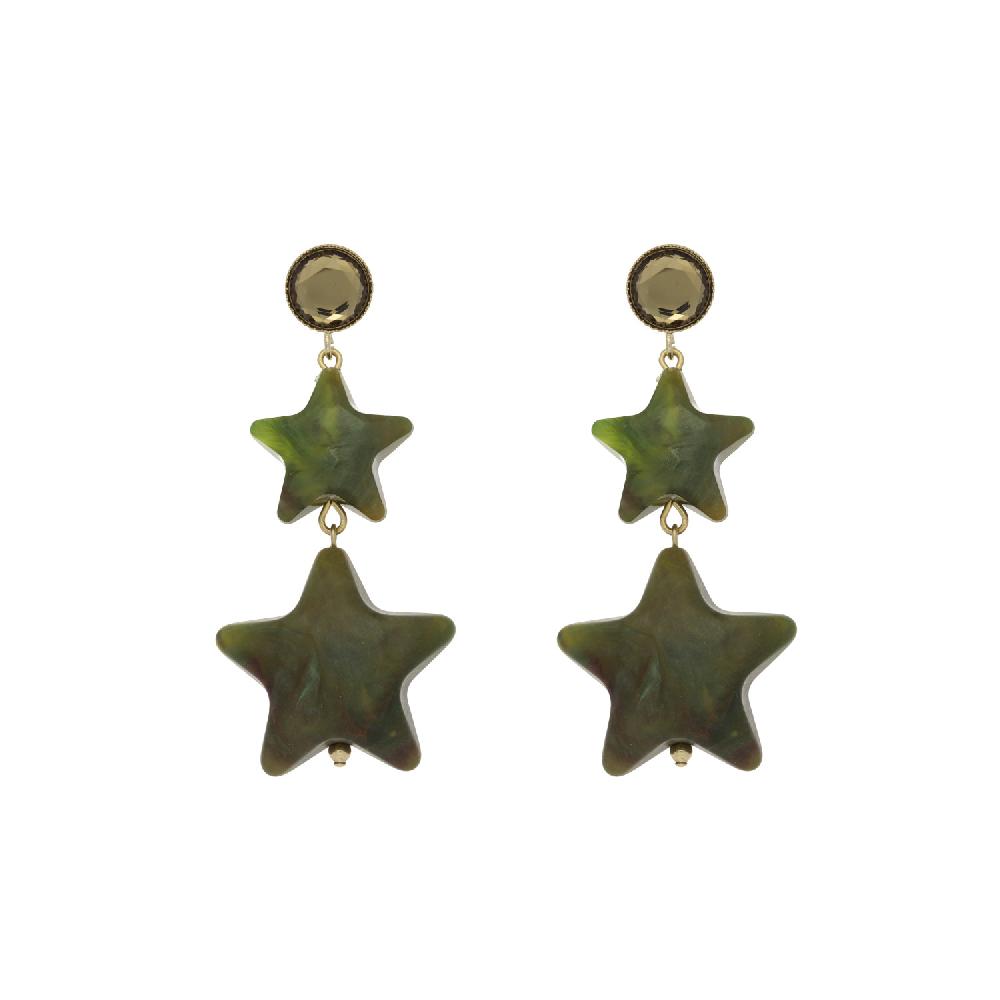 camps & camps Oorhangers Sparkly Chunky Star