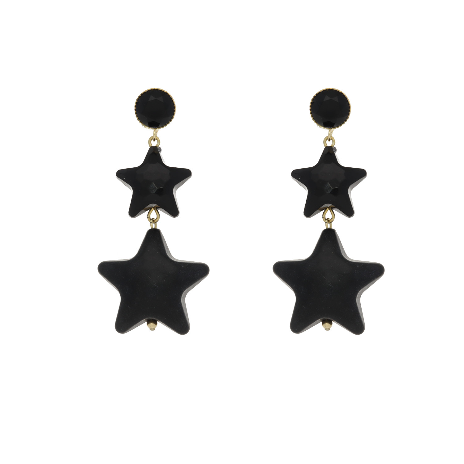 camps & camps Oorhangers Sparkly Chunky Star
