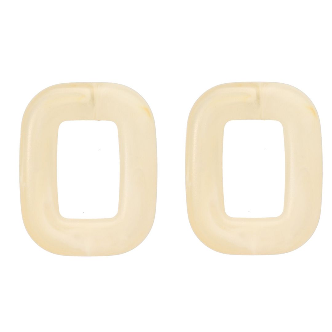 camps & camps oorhangers Square Chunky Earrings