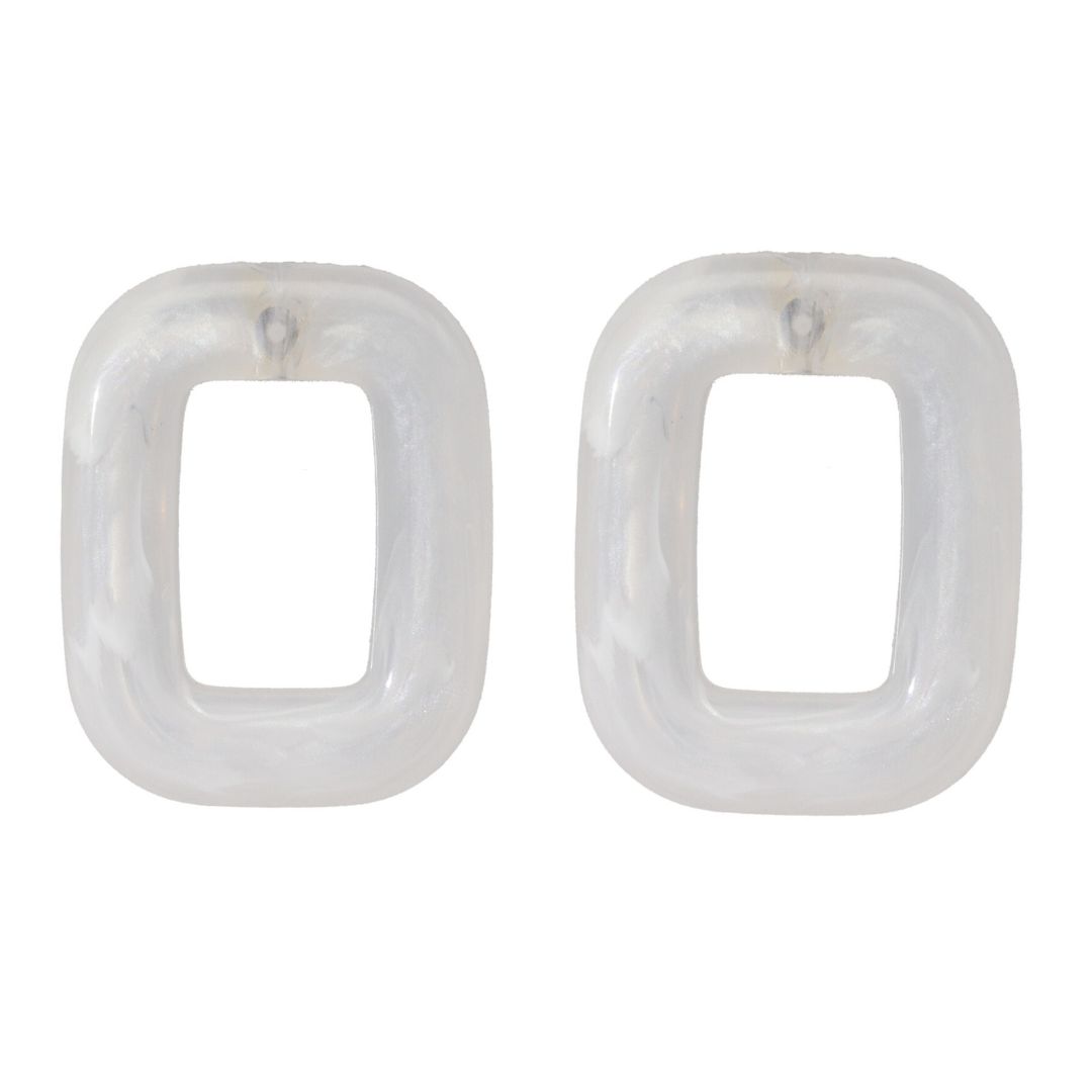 camps & camps oorhangers Square Chunky Earrings