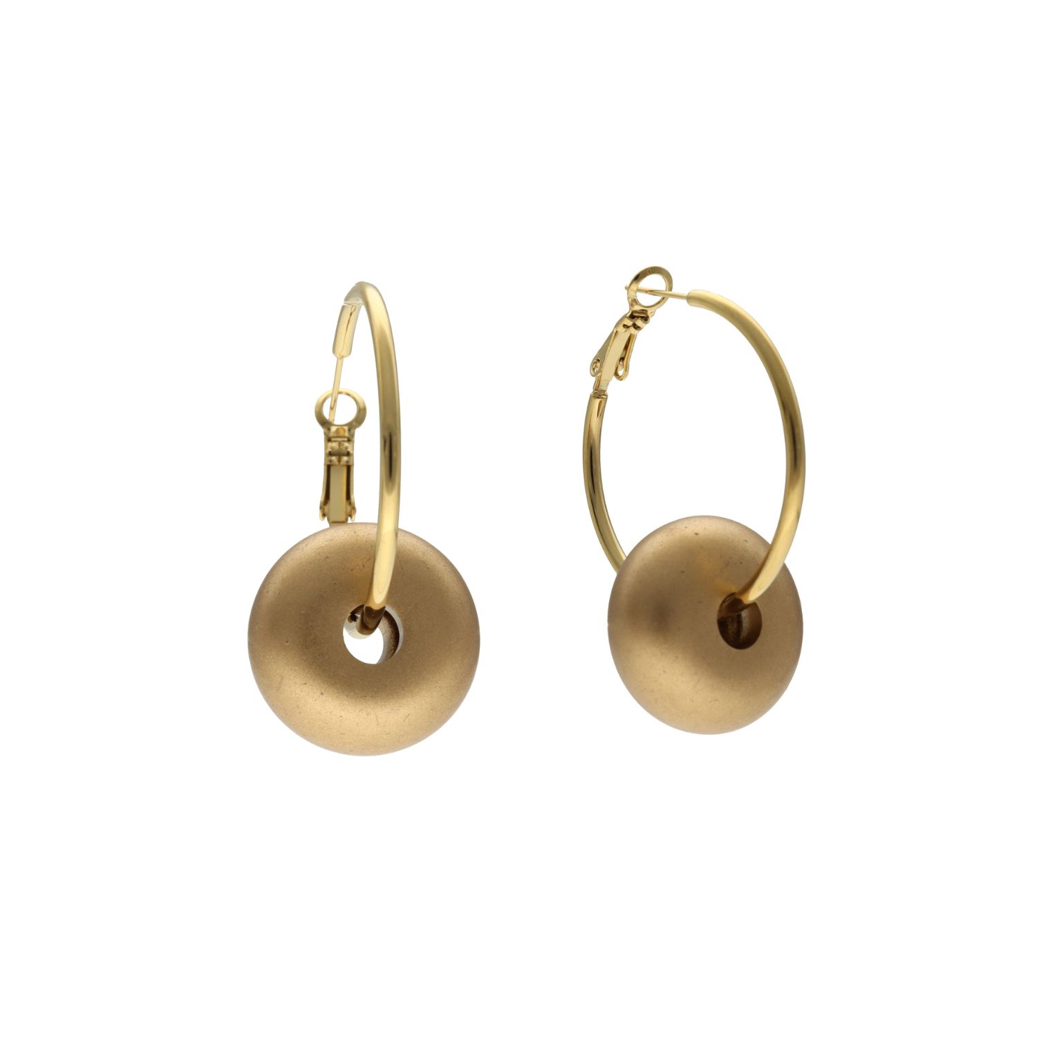 Camps & Camps Oorringen Big Donut Earrings