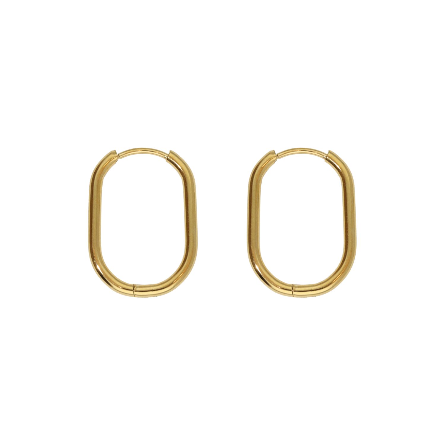 camps & camps oorringen Big Plain Rectangle