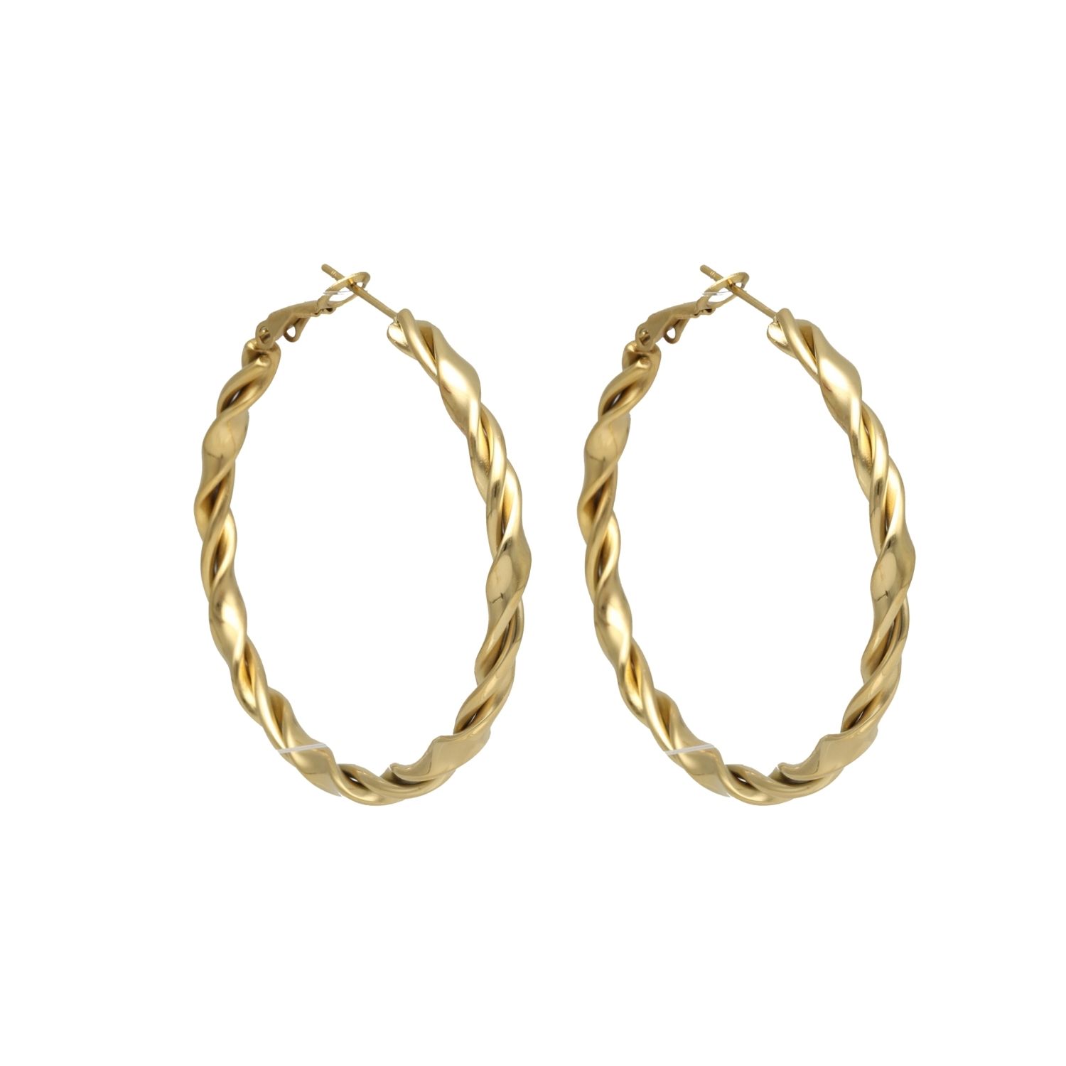 camps & camps oorringen Big Twisted Earrings