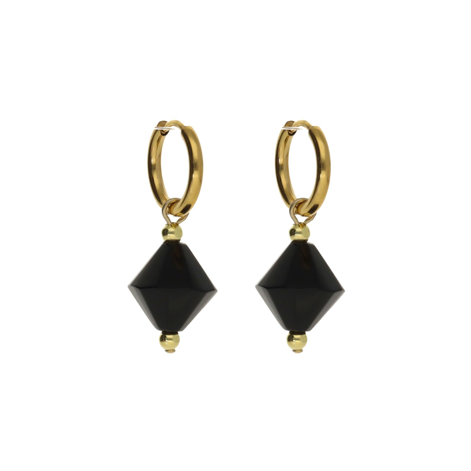 Camps & Camps Oorringen Chic Noir Earrings