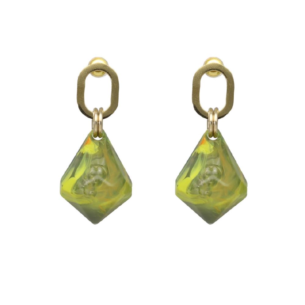 camps & camps oorringen Dangling Diamonds