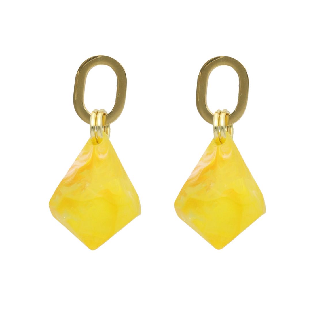 camps & camps oorringen Dangling Diamonds