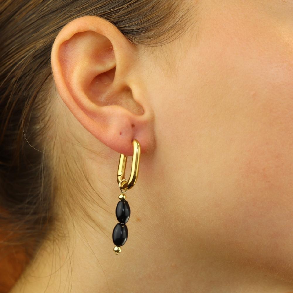 camps & camps oorringen Glass Bead Earrings