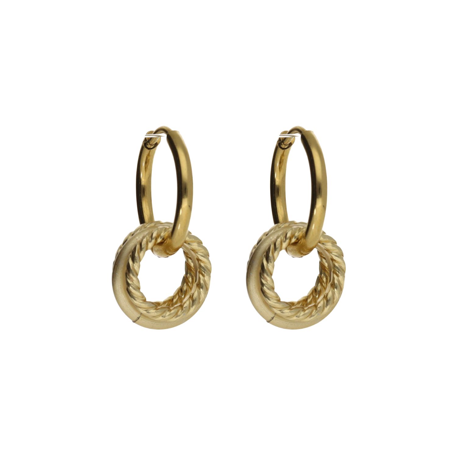 camps & camps oorringen Golden Hoops Earrings