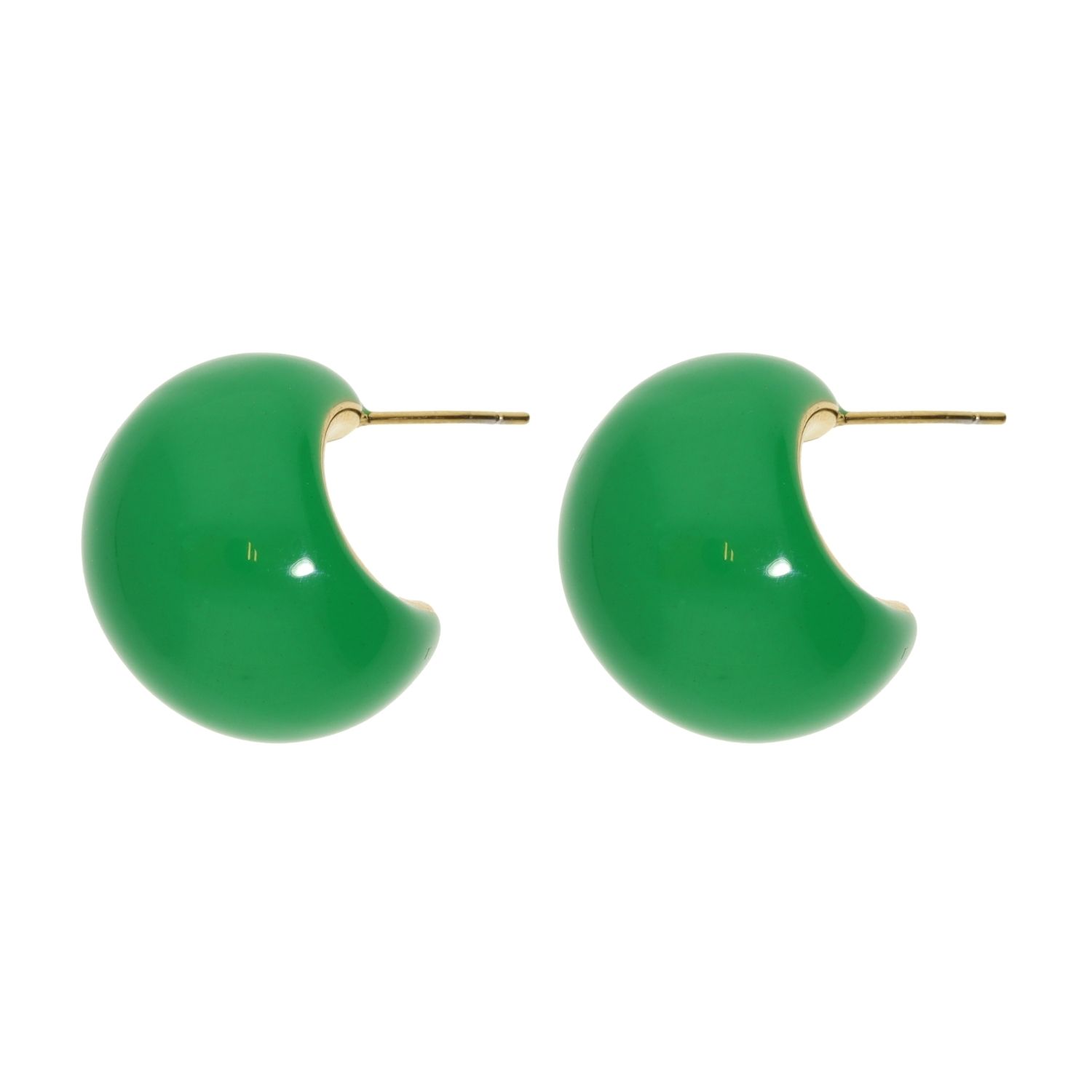 camps & camps oorringen Green Plain Earrings
