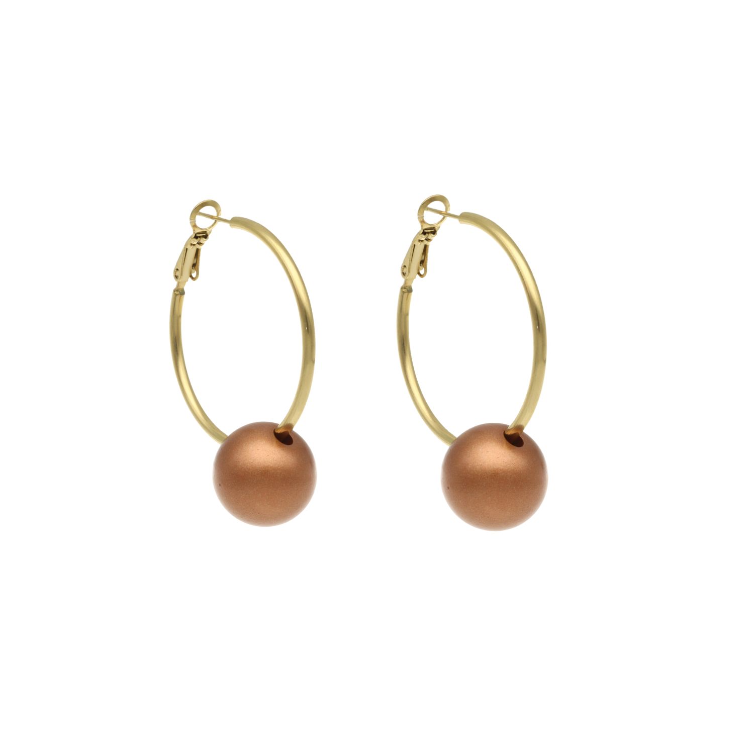 camps & camps Oorringen Holiday Bauble Rose Earrings