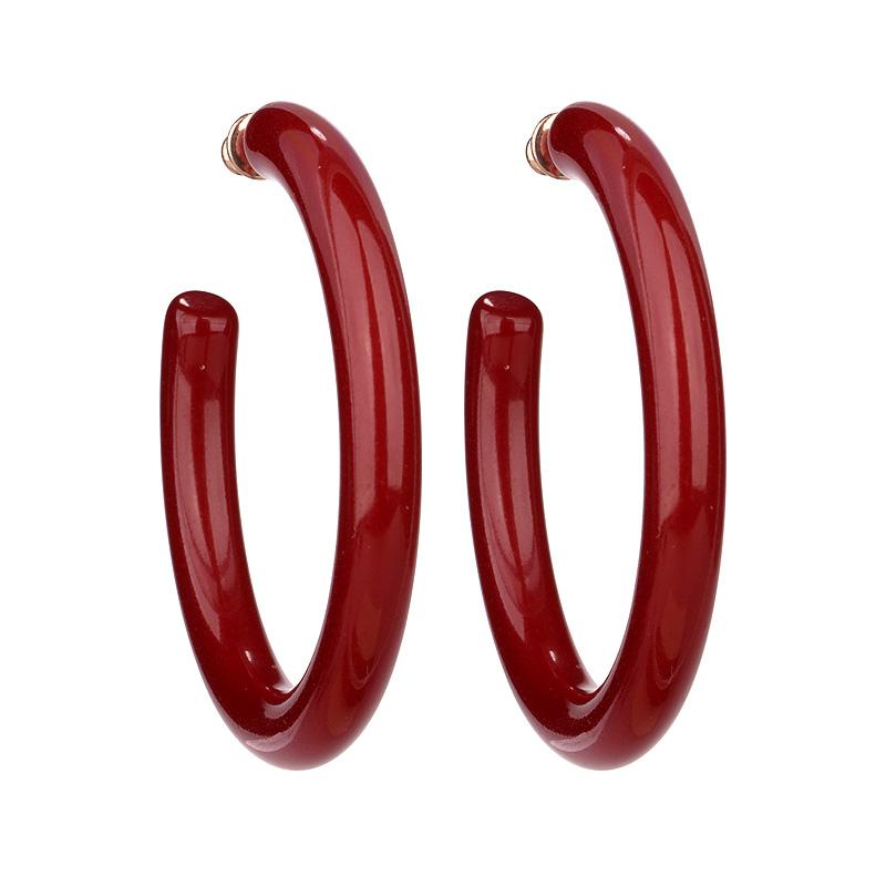 camps & camps oorringen large cherry red