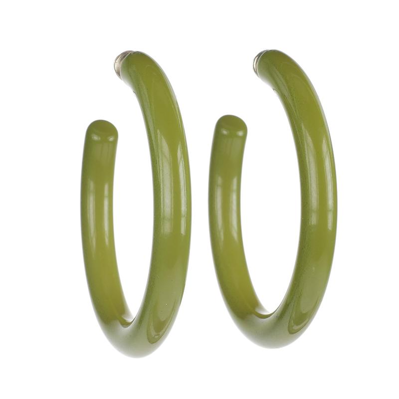 camps & camps oorringen large moss green