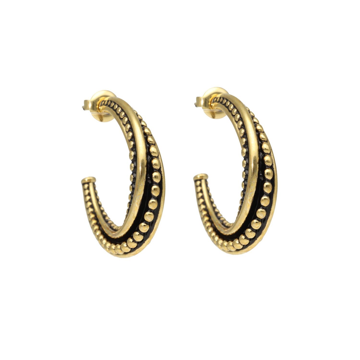 camps & camps oorringen Little Golden Dots Earrings