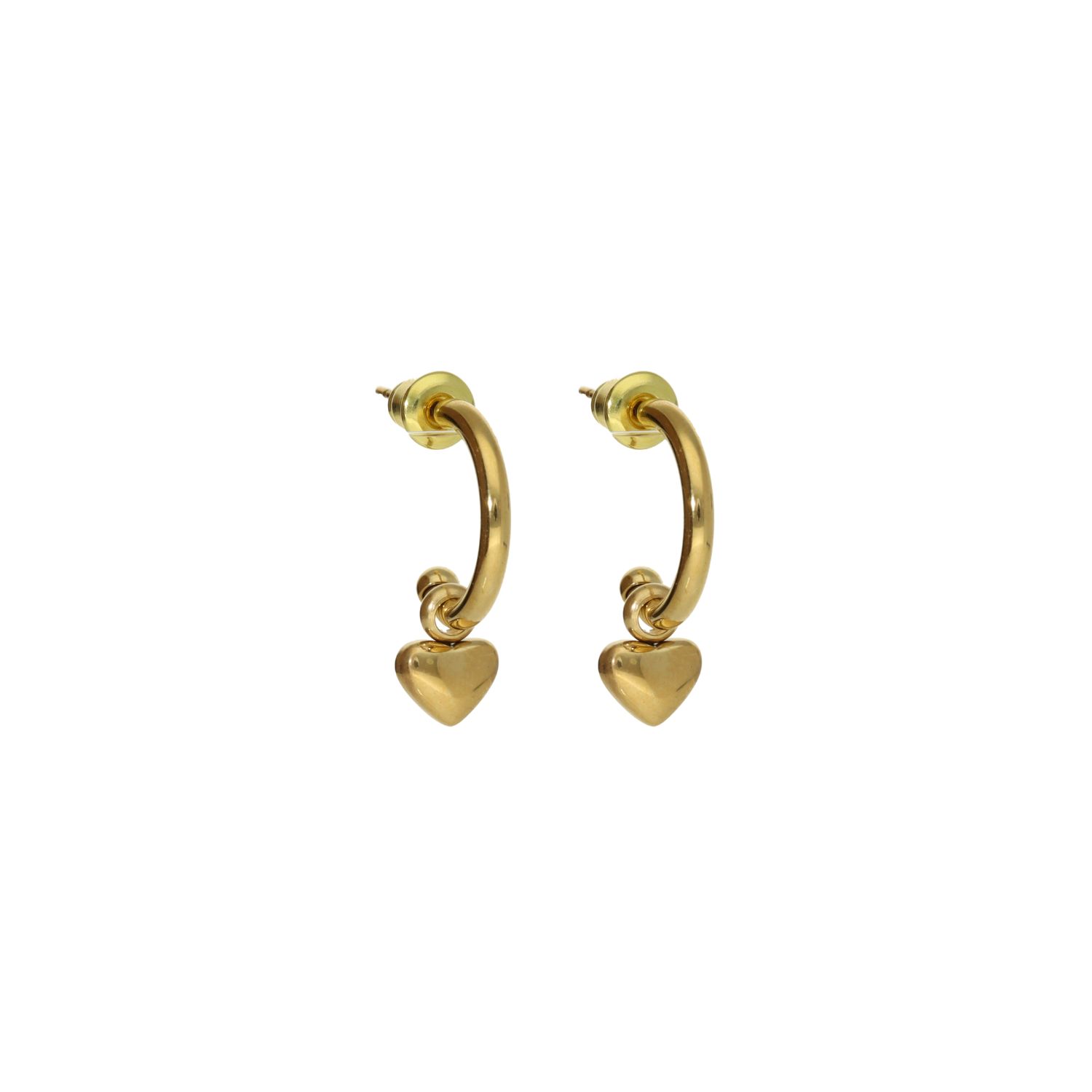 camps & camps oorringen Little Heart Earrings