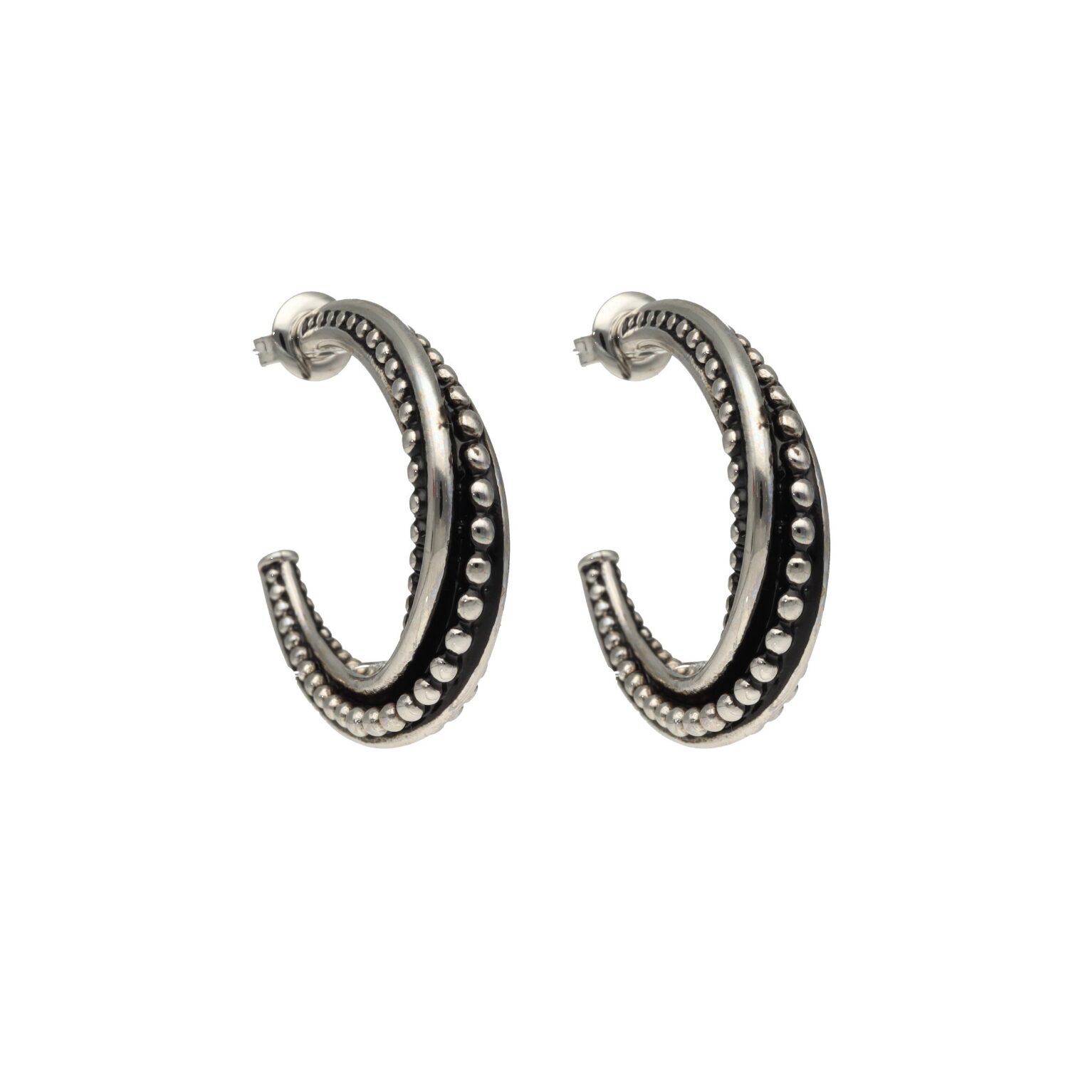 camps & camps oorringen Little Silver Dots Earrings