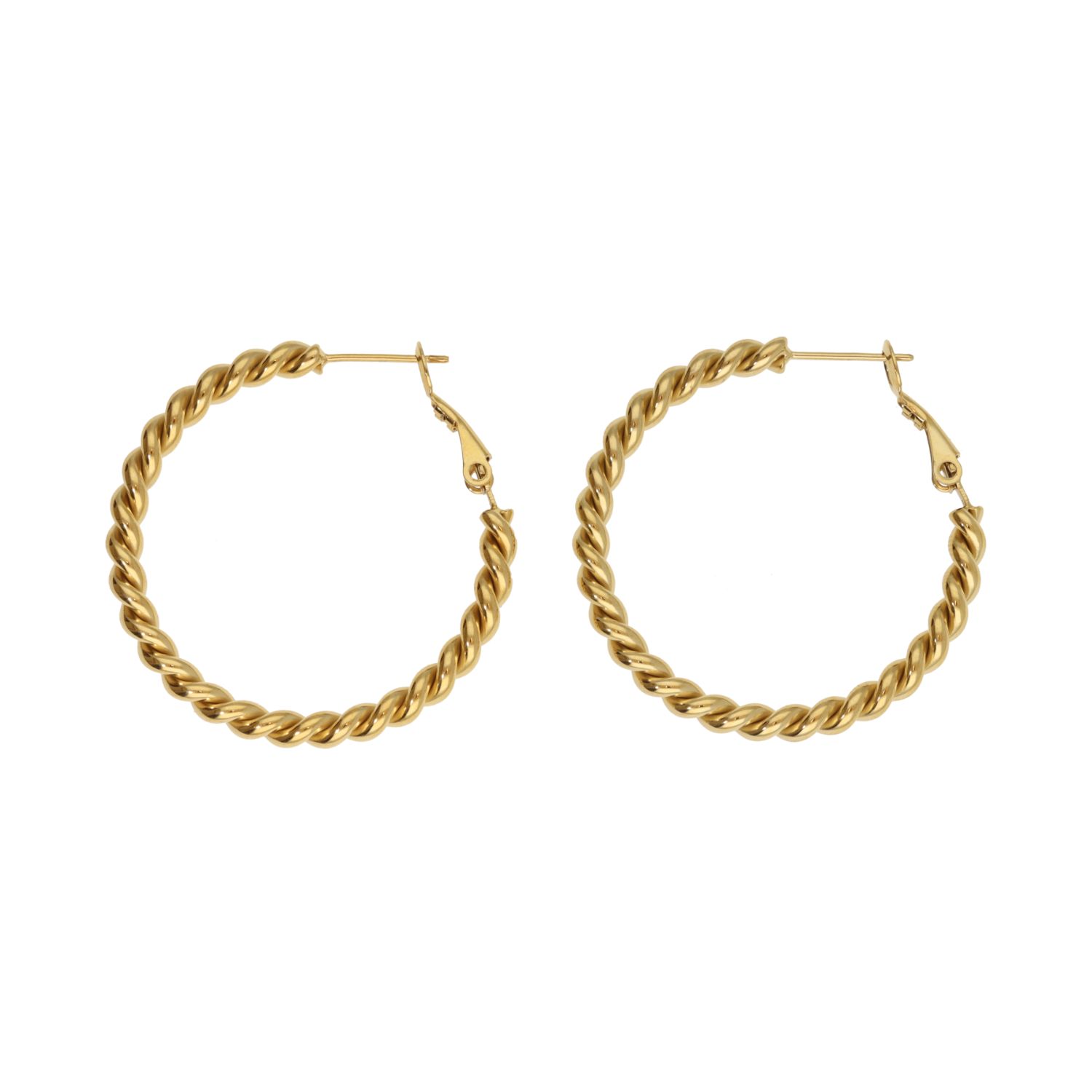 camps & camps oorringen Medium Twisted Earrings