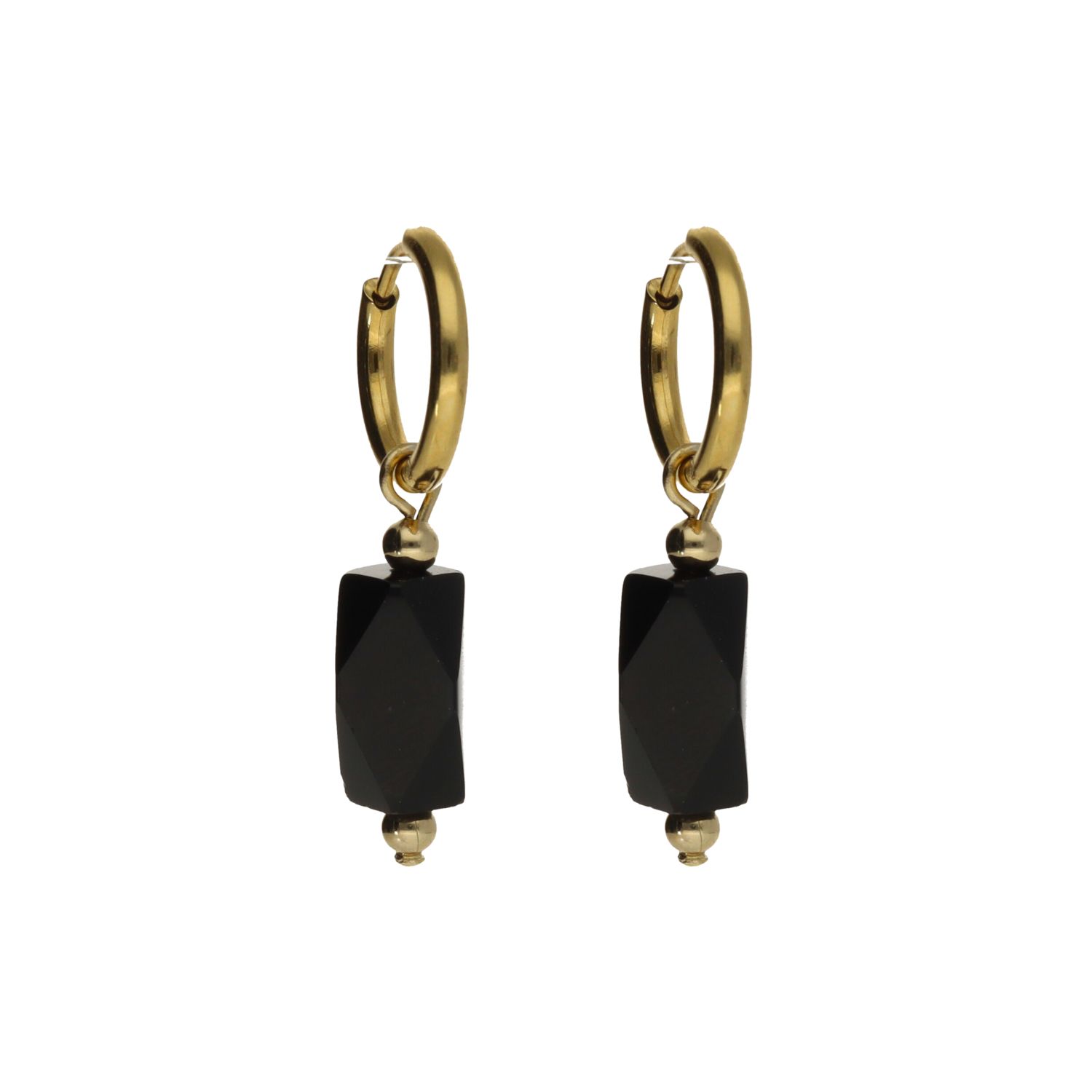 camps & camps oorringen Midnight Pearl Earrings