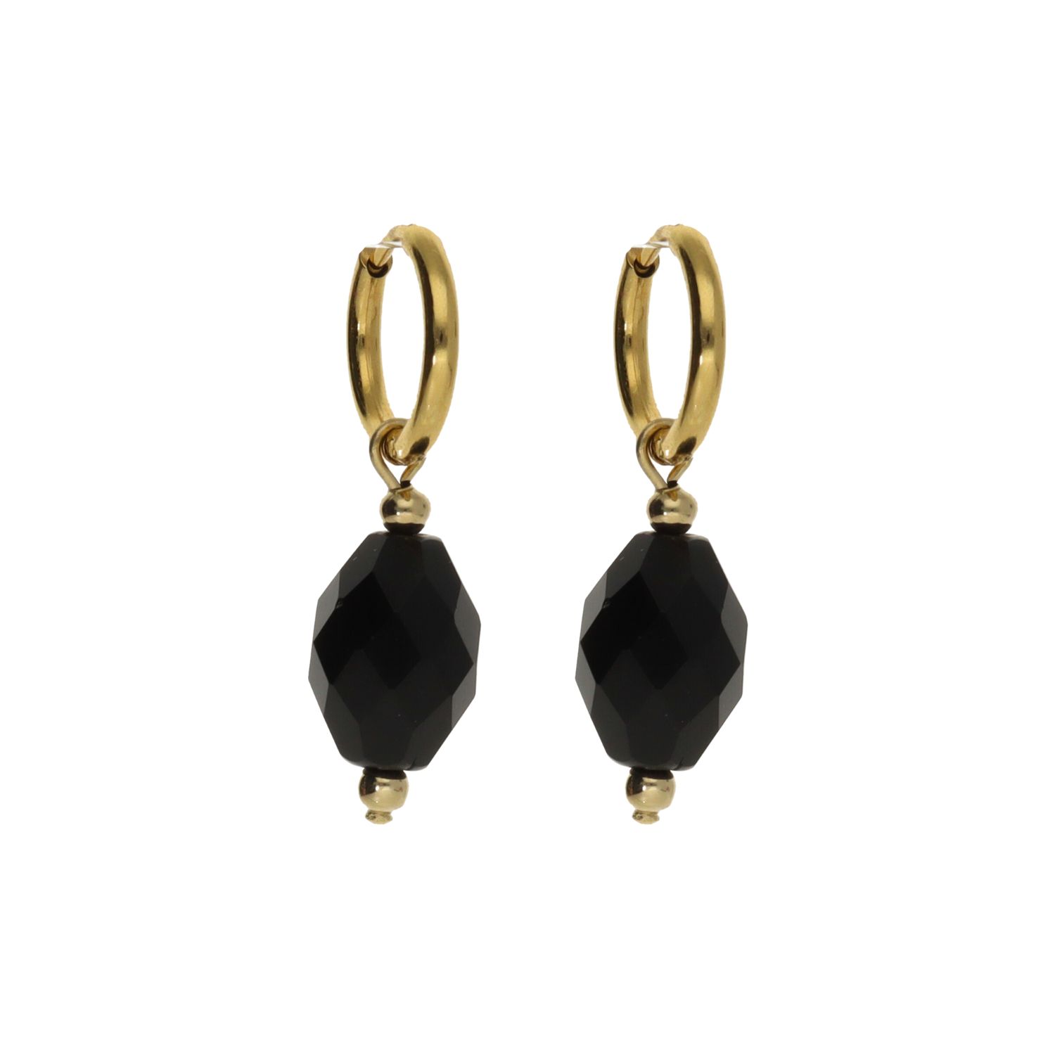 camps & camps oorringen Noir Pearl Earrings