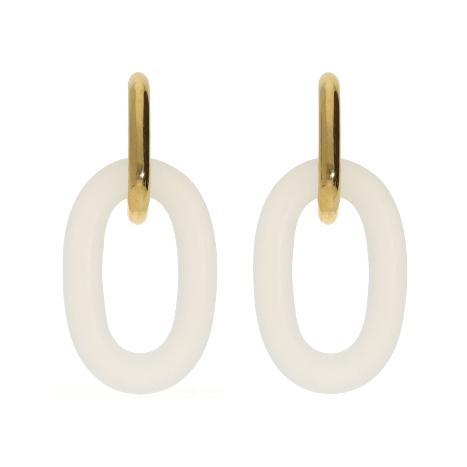 camps & camps oorringen Oval Dangling Earrings