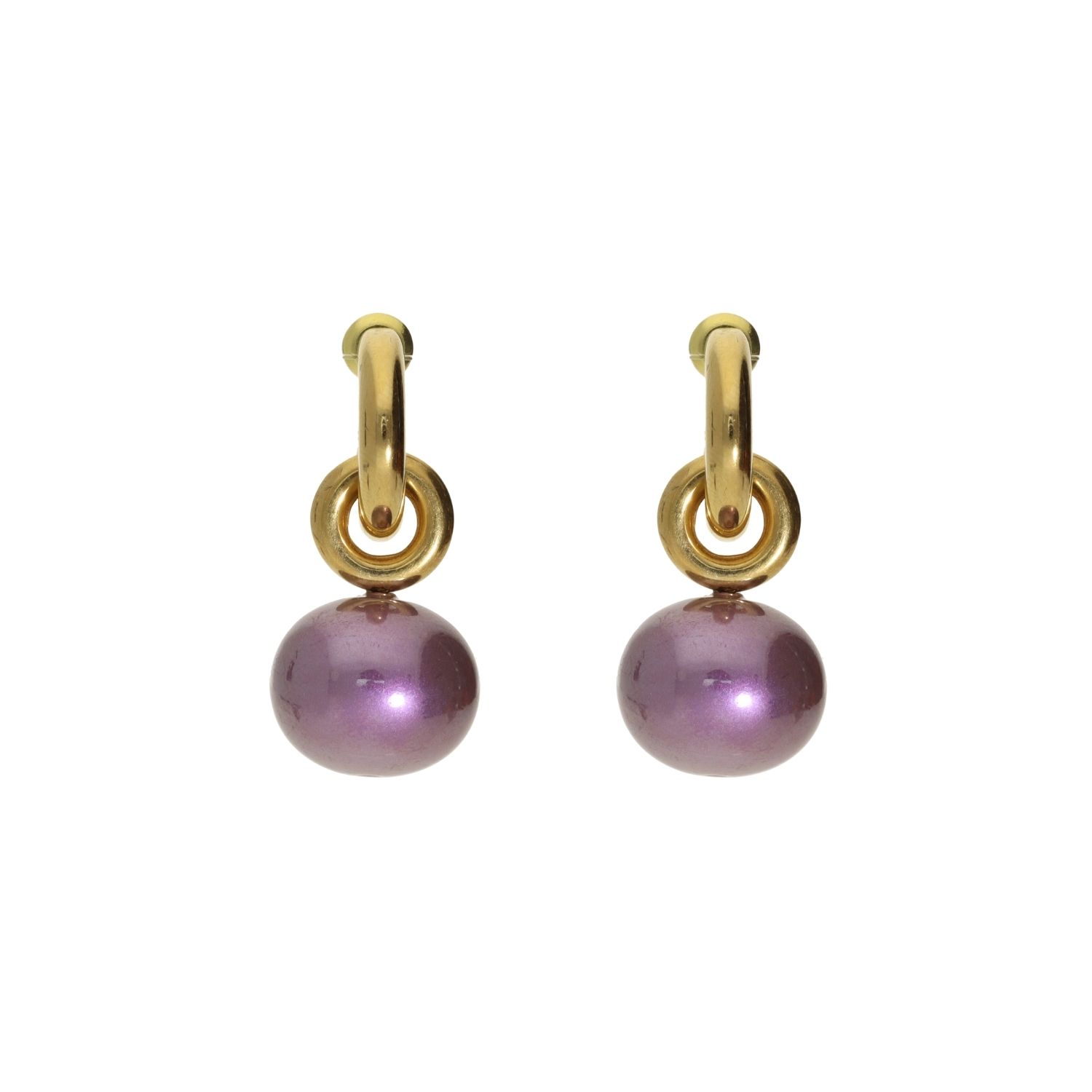 camps & camps oorringen Oval Pearl Earrings