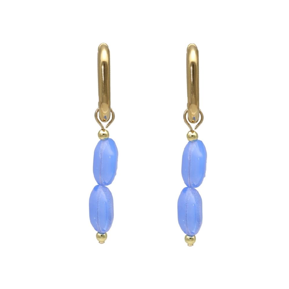 camps & camps oorringen Sapphire