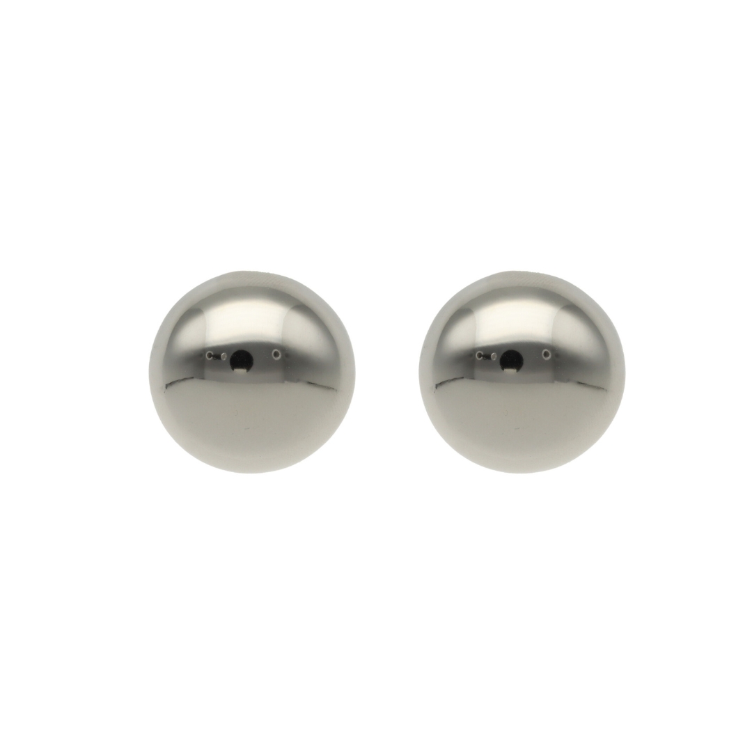 camps & camps oorringen Silver Plain Earrings