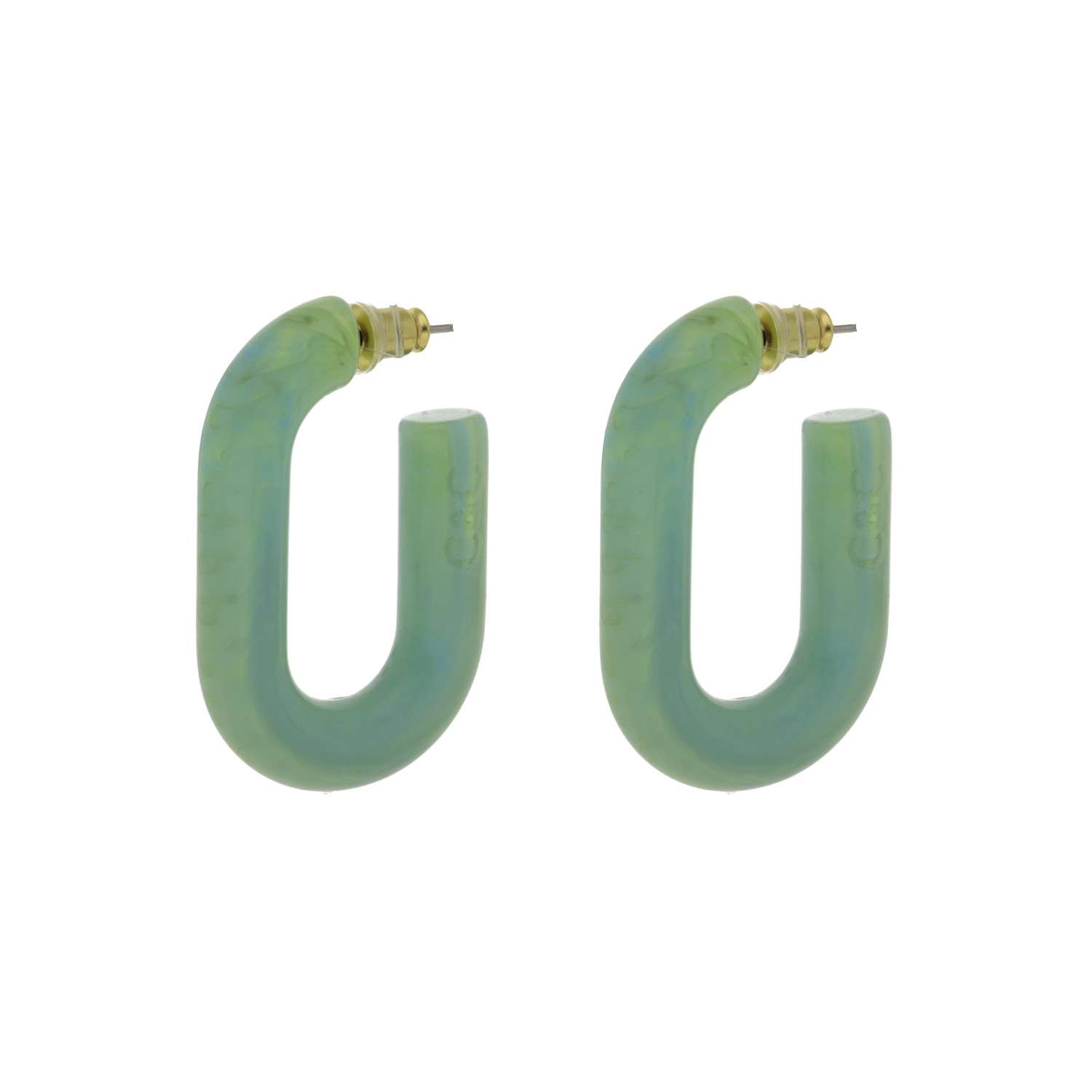 camps & camps oorringen The Oval Chunky Hoops