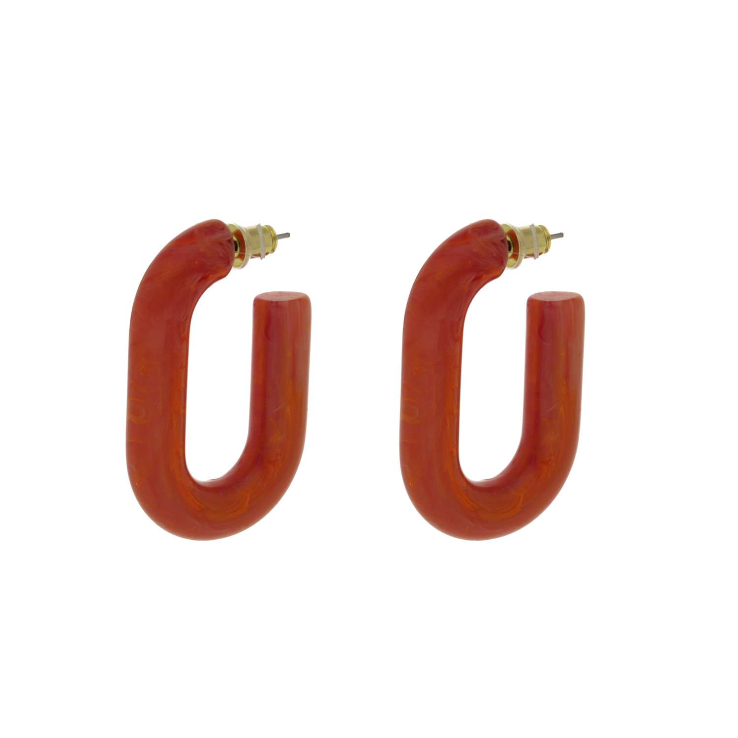 camps & camps oorringen The Oval Chunky Hoops