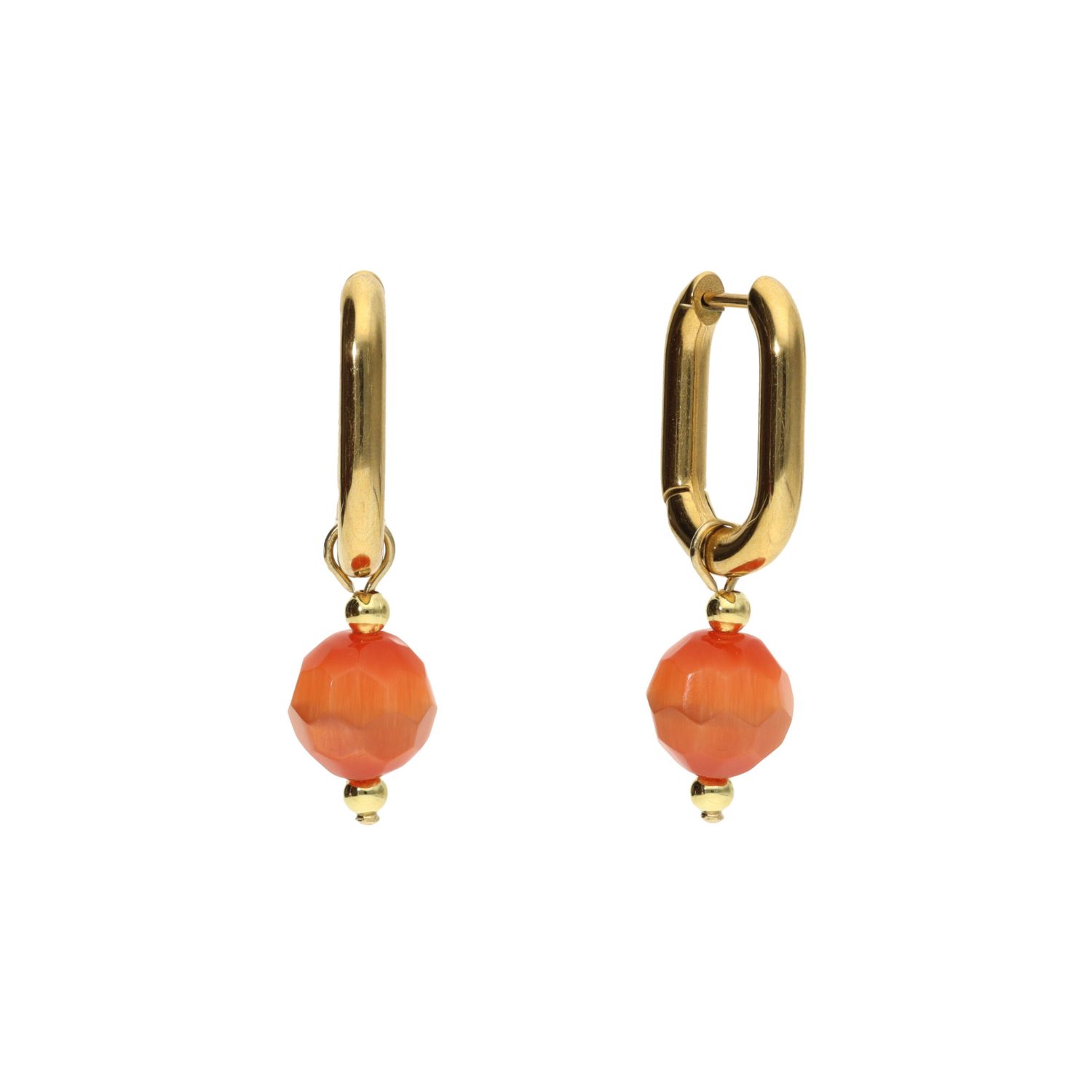 camps & camps oorringen Tropical Orange