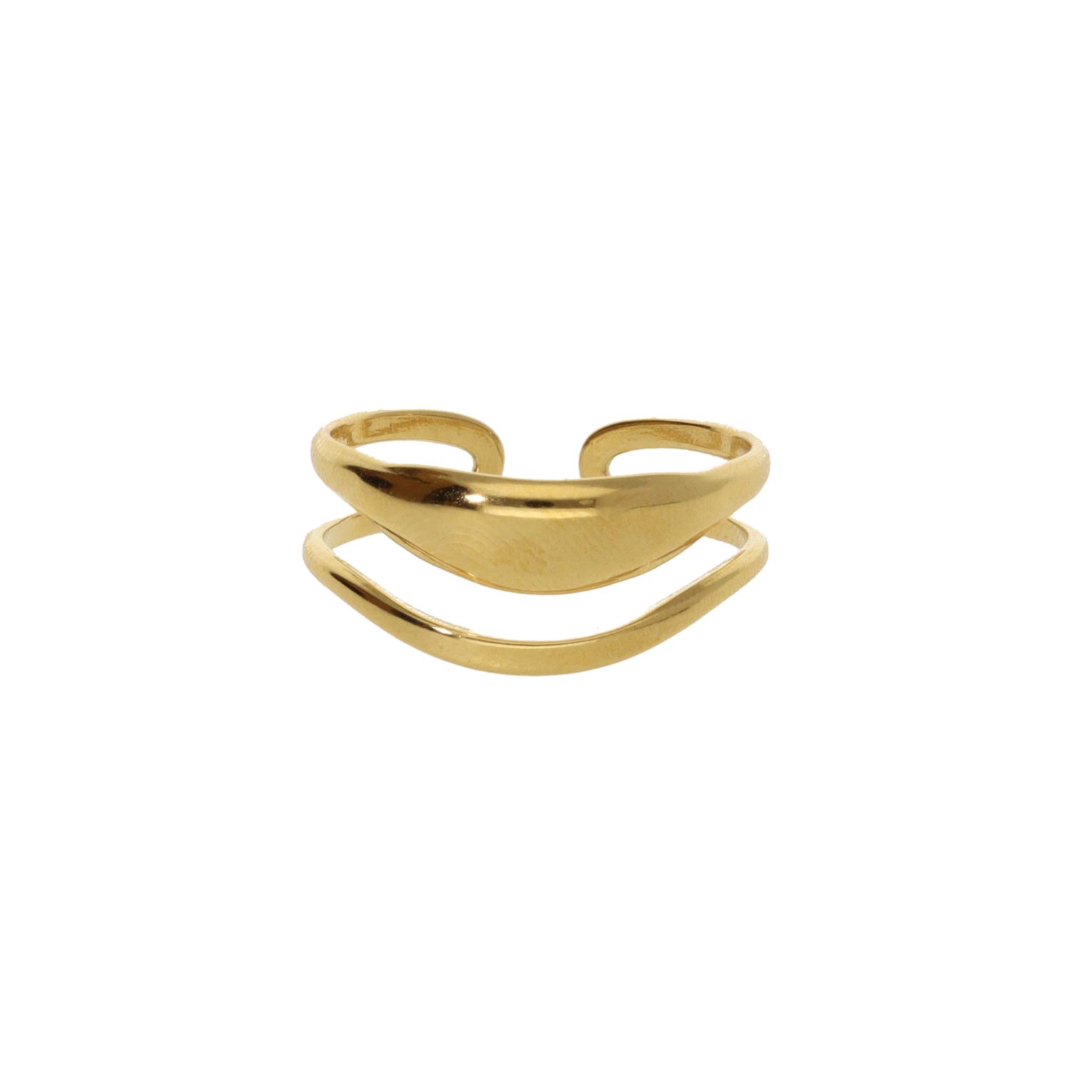 camps & camps ring Double Plain Ring