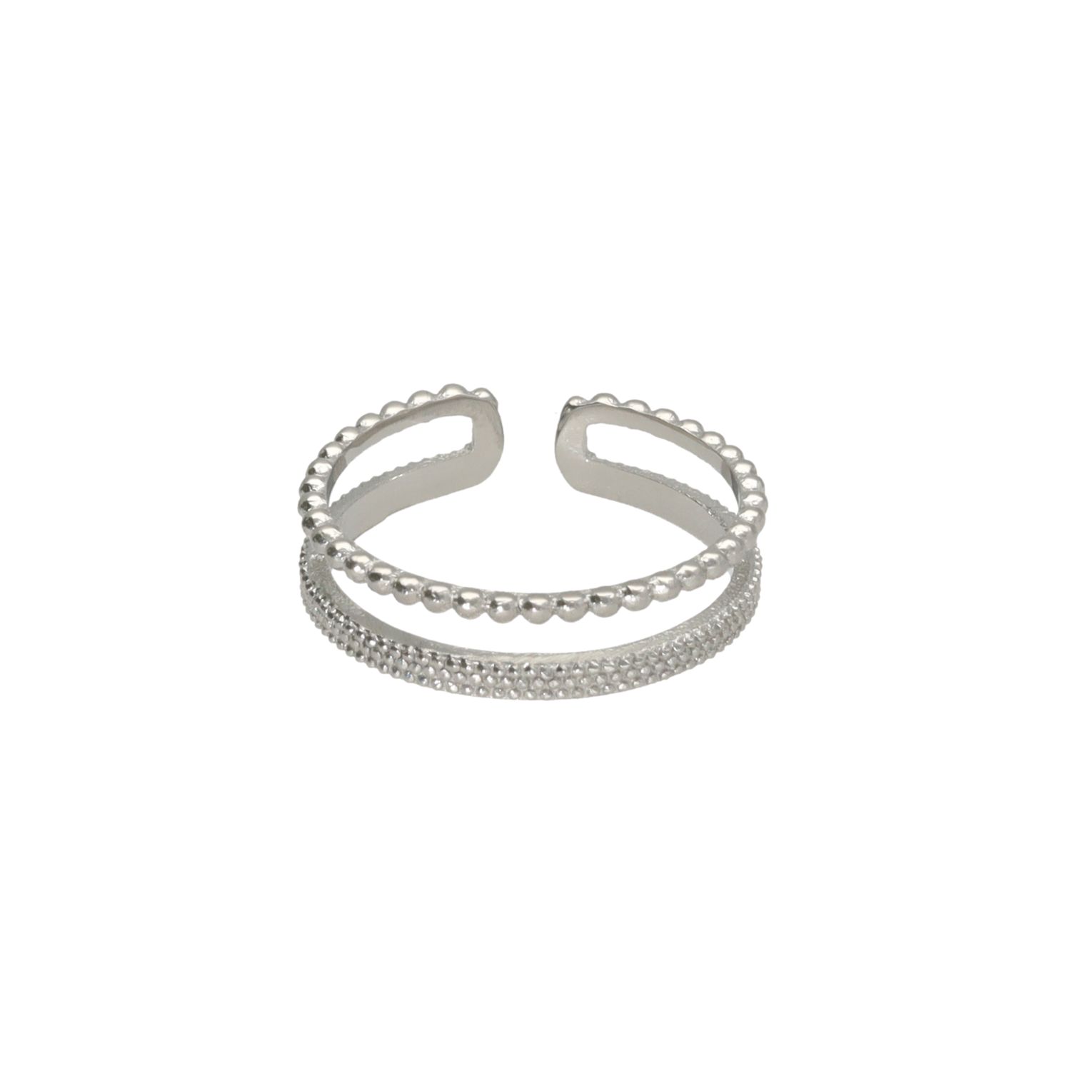 camps & camps ring Double Ring With Dots