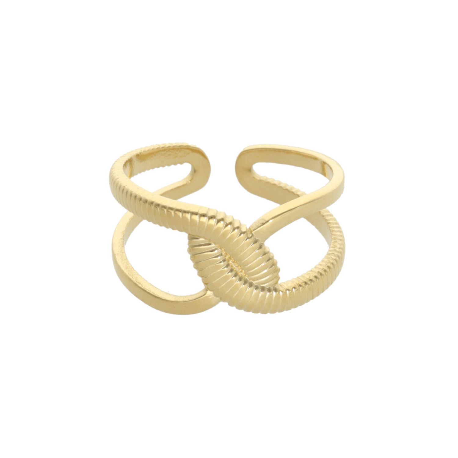 camps & camps ring Double Snake Overlap Ring
