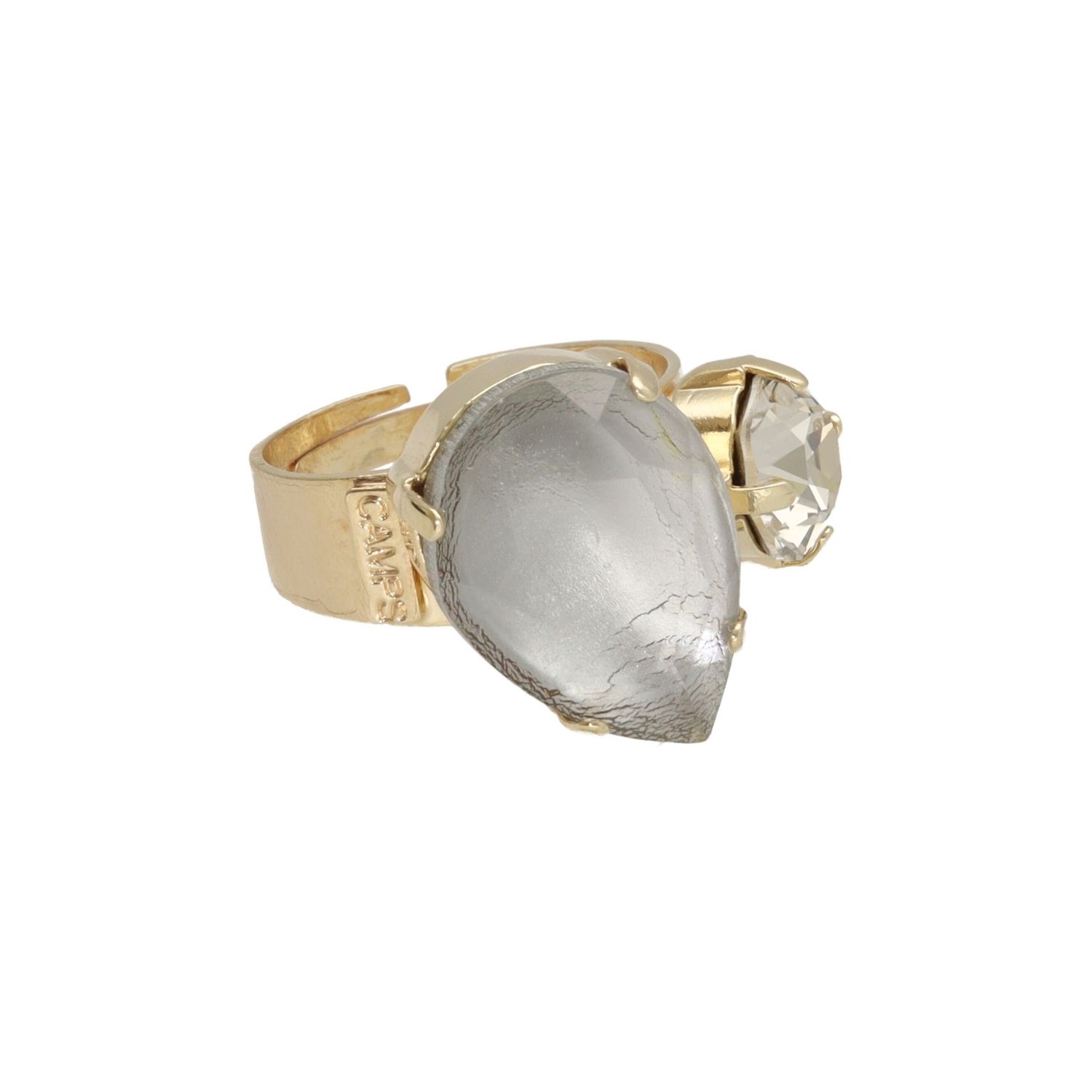 camps & camps ring Silver Dust Metallic Ring