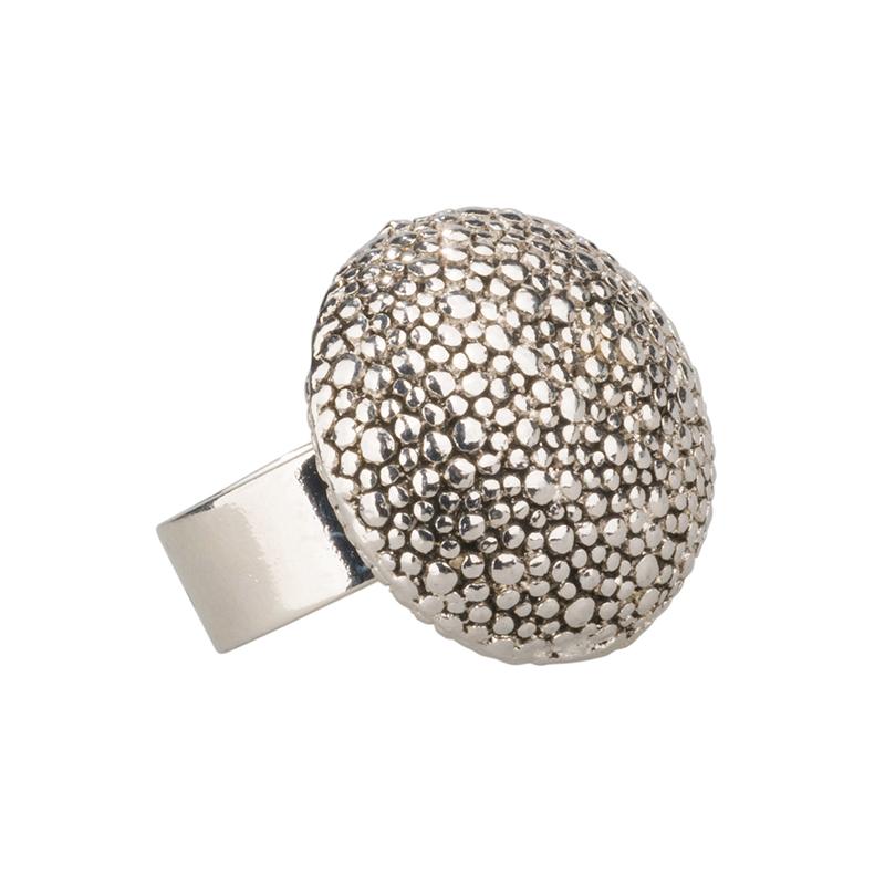 Camps & Camps Ring Silver Plated Globe Ring