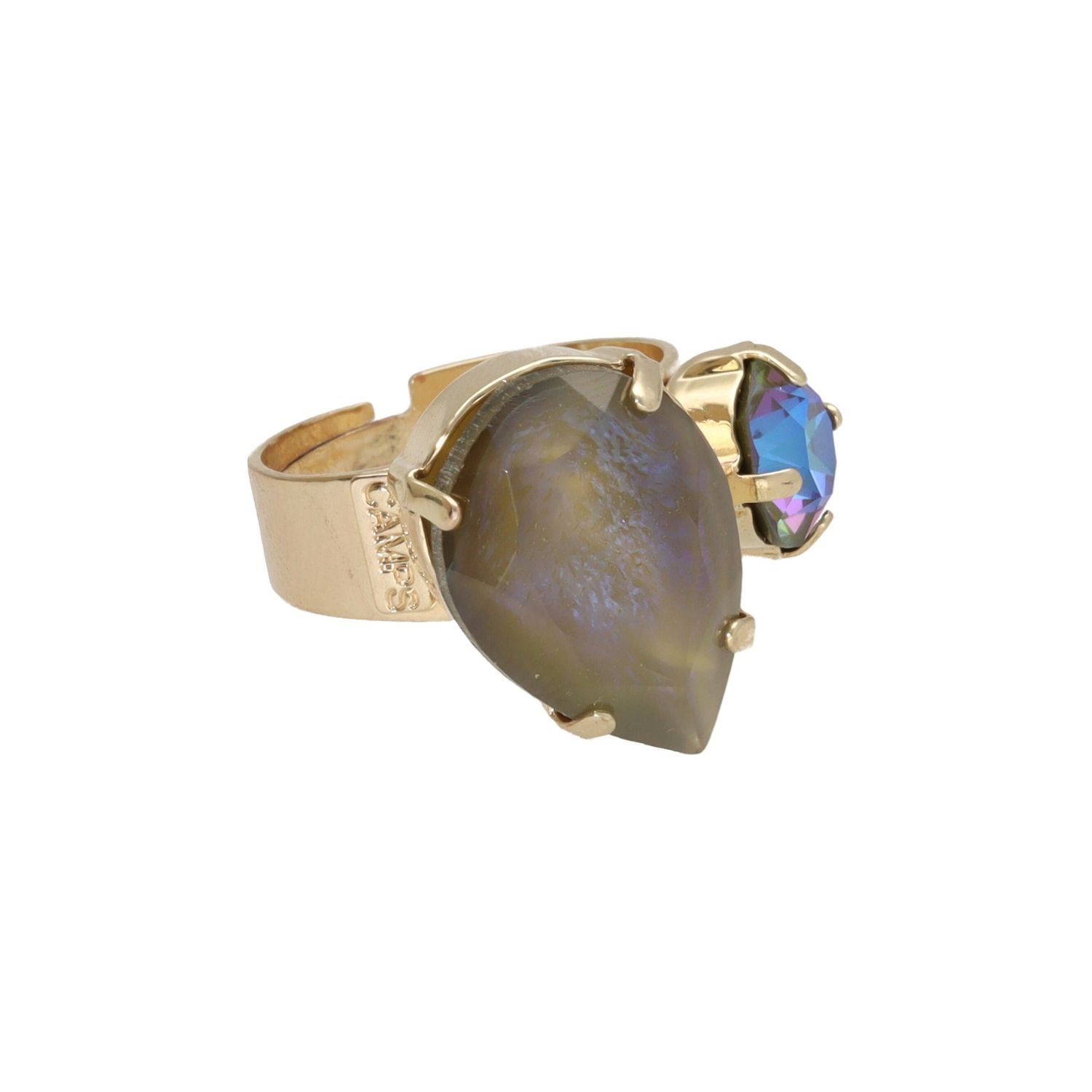 camps & camps ring Taupe Metallic Splendour Ring