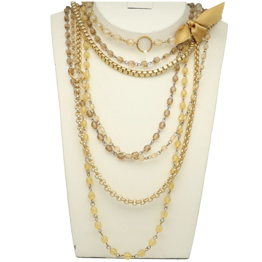 camps & camps Collier Golden Shadow splendour necklace