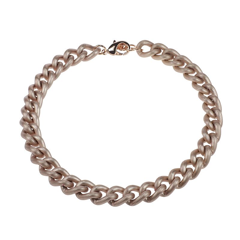 camps & camps collier satin rose gold chunky necklace