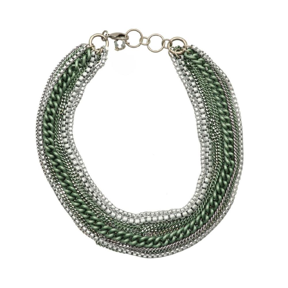 camps & camps Collier Vintage Green splendour necklace