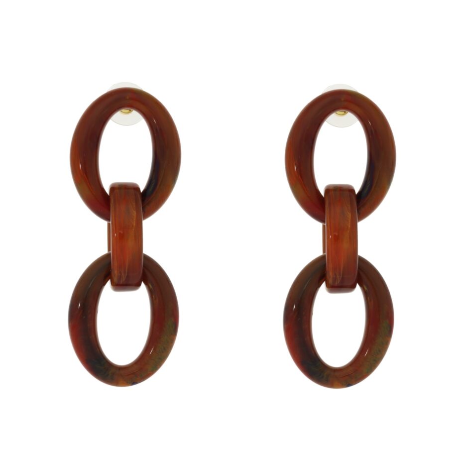 camps & camps Oorhangers Bold Round Chunky Chain Double