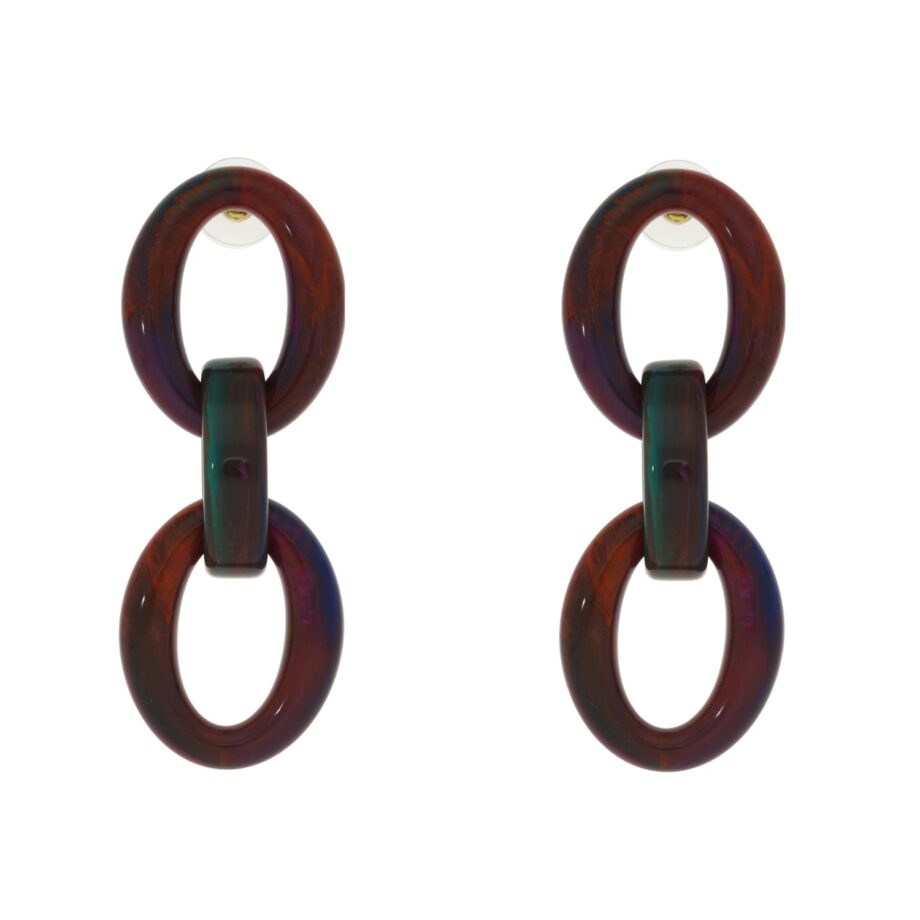 camps & camps Oorhangers Bold Round Chunky Chain Double