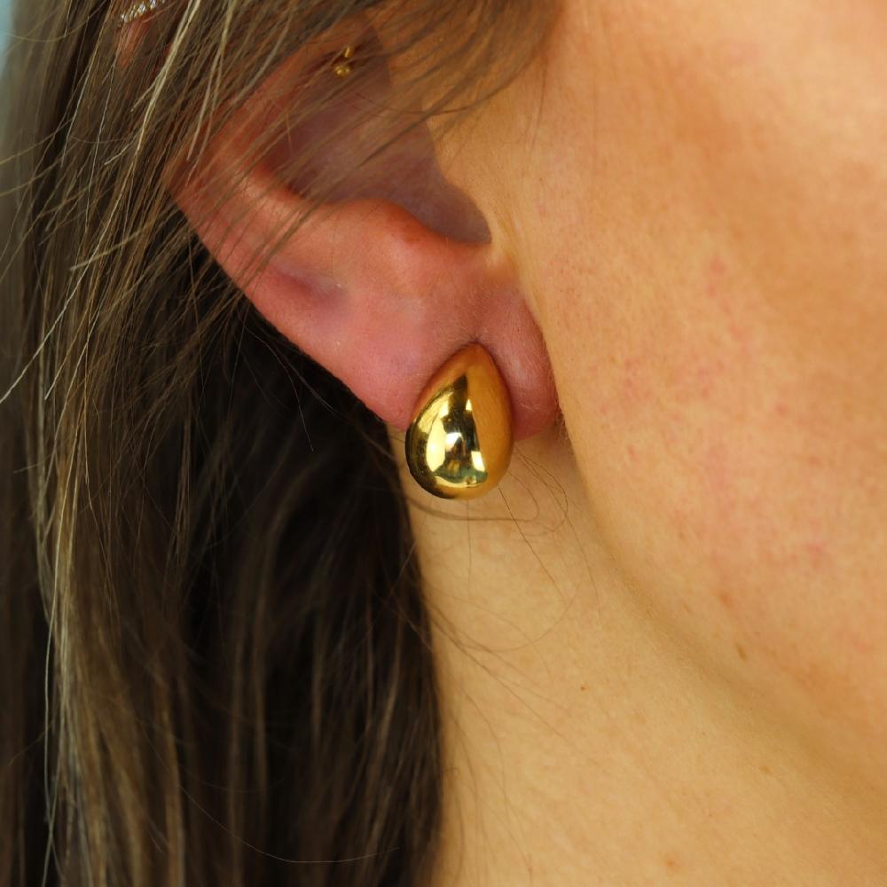 camps & camps oorhangers Little Golden Droplet Earrings