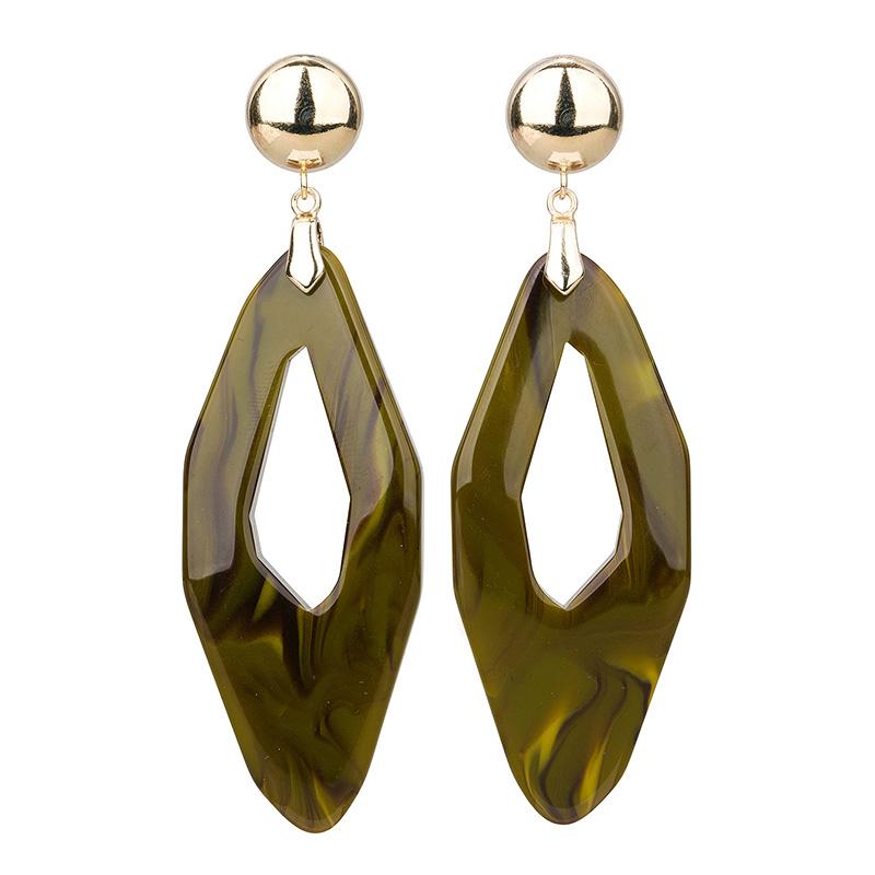 camps & camps oorhangers moss agate fantasy statement