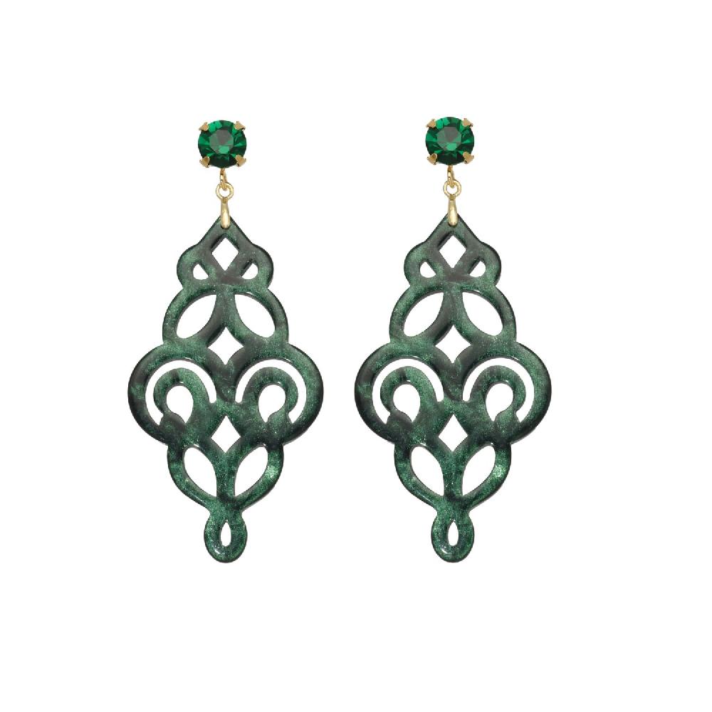 camps & camps oorhangers Swarovski Filigrain Earrings