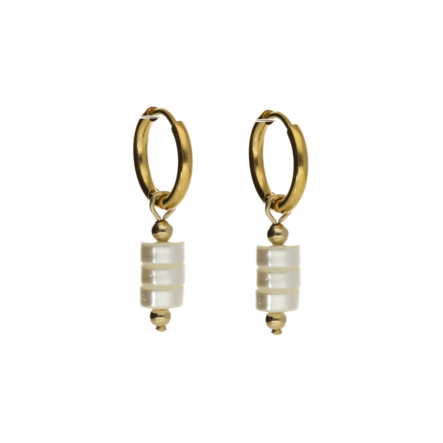 camps & camps oorringen Elegant Winter Pearl Earrings