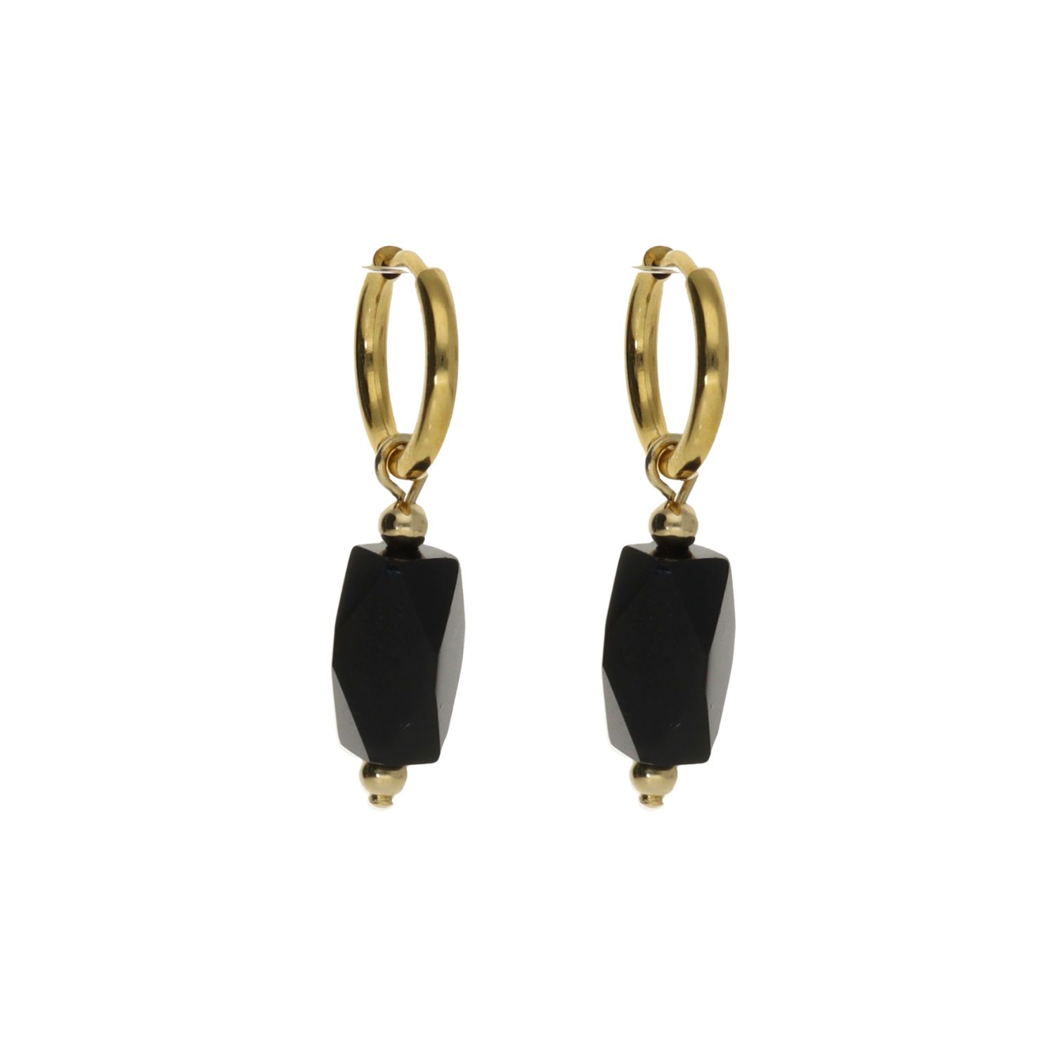 camps & camps oorringen Little Midnight Pearl Earrings
