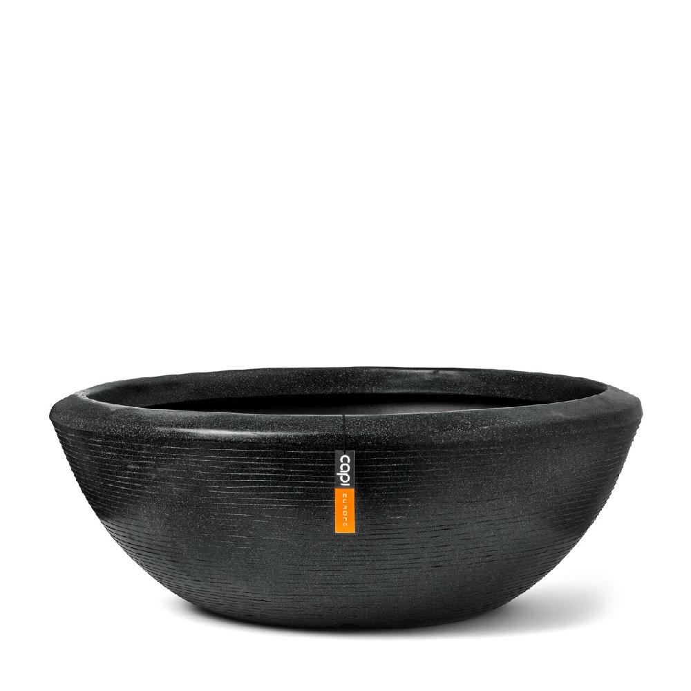 capi europe Bowl low Arc Granite 61x25 black