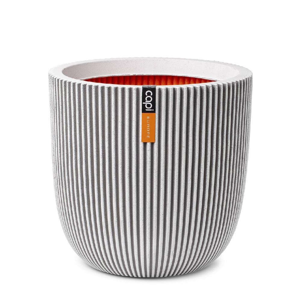 capi europe Planter ball Groove NL 35x34 ivory