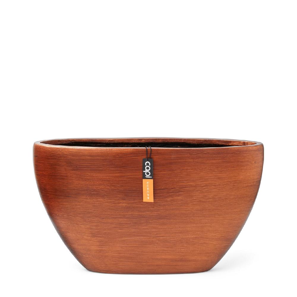 capi europe Planter oval Retro 59x14x34 copper